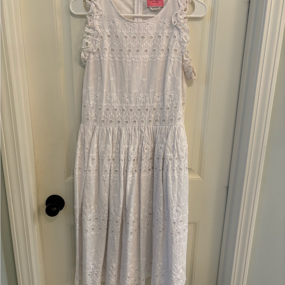 Kate Spade White Eyelet Dress
